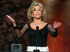 Jane Fonda é homenageada em evento nos Estados Unidos