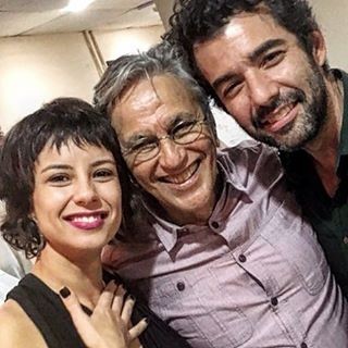 Andreia Horta, Gustavo Machado e Caetano Veloso (Foto: Reprodução/Instagram)