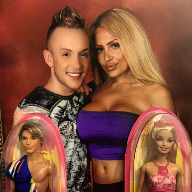 Anastasia Reskoss e Quentin Dehar - Barbie e Ken da vida real (Foto: Instagram / Reprodução)