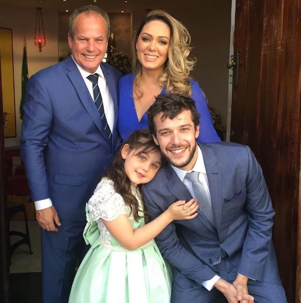 Jayme Monjardim e Tânia no casamento de Jayme Matarazzo  (Foto: Instagram / Reprodução)