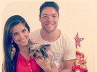 Andressa e Nasser sobre primeiro Natal juntos: 'Família linda demais'