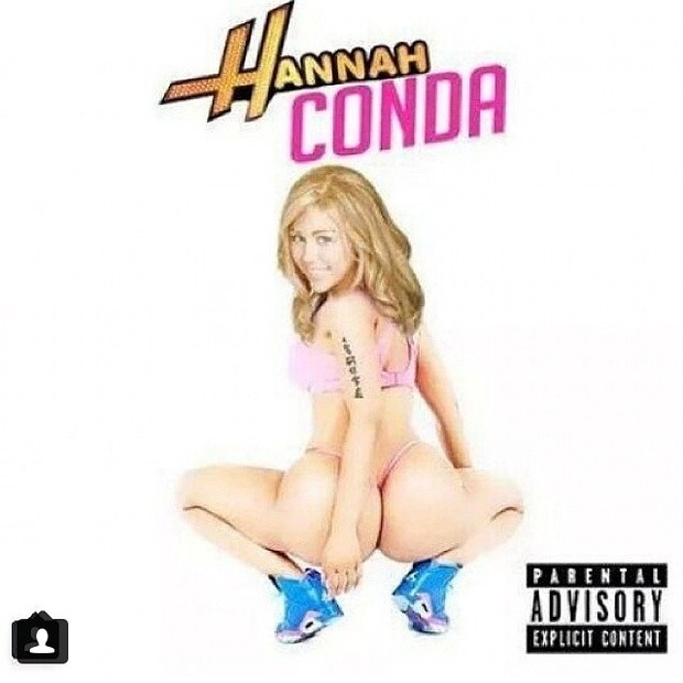 Hannah Montana como Nicki Minaj (Foto: Reprodução/Instagram)