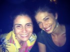 Giovanna Antonelli posa com Grazi Massafera: ‘Amo!’
