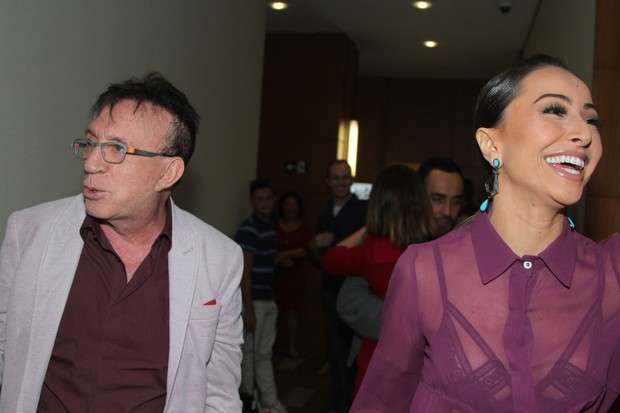 Moacyr Franco e Sabrina Sato (Foto: Thiago Duran e Paduardo / AgNews)
