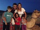 Vítor Belfort curte férias em família em Dubai