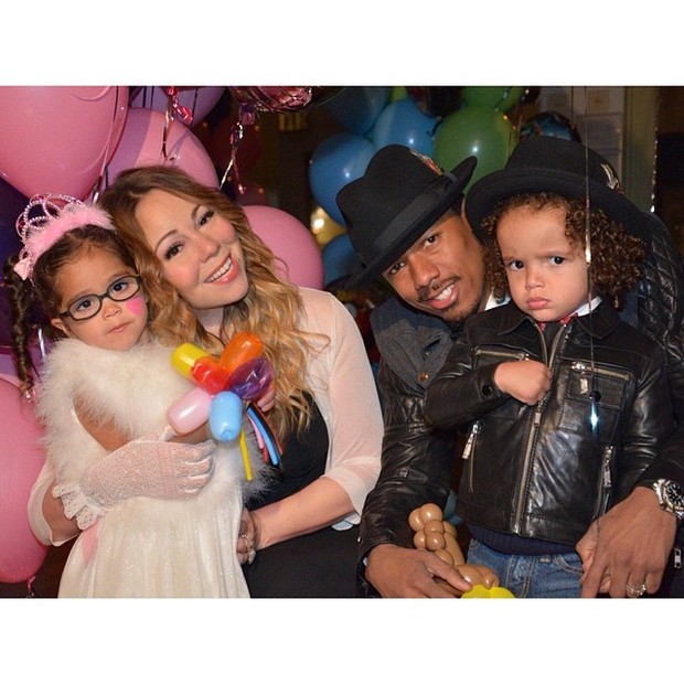 Mariah Carey comemora aniversário dos filhos ao lado do marido, Nick Cannon (Foto: Reprodução/ Instagram)