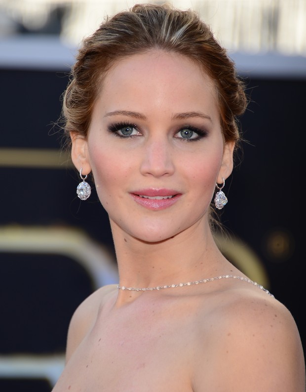 Jennifer Lawrence no Oscar (Foto: AFP / Agência)