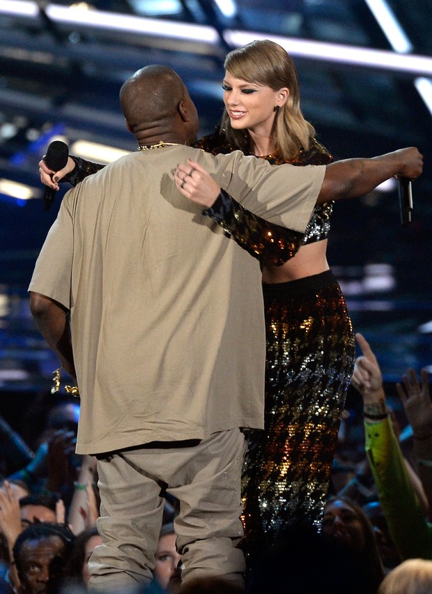 Kanye West e Taylor Swift (Foto: Getty Images / AFP)