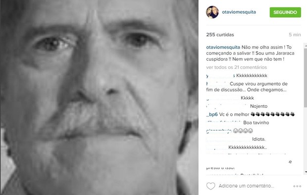 Otávio Mesquita comenta cuspe de José de Abreu em restaurante (Foto: Reprodução/Instagram)