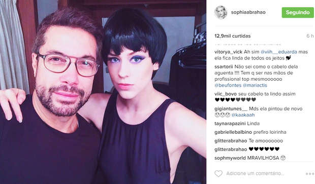 Sophia Abrahão brinca que mudou o cabelo e confunde fãs (Foto: Reprodução / Instagram)