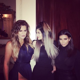 Khloe Kardashian, Kylie Jenner e Kim Kardashian (Foto: Instagram / Reprodução)
