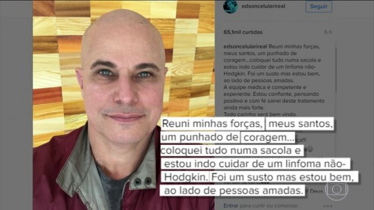 Edson Celulari posta foto em rede social e agradece apoio de fãs