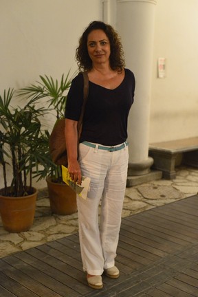 Eliane Giardini em estreia de peça no Rio (Foto: André Muzell/ Ag. News)