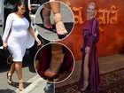 Carolina Dieckmann usa sandália igual a de Kim Kardashian