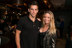 Danielle Winits com o namorado, Amaury Nunes, em inauguração de restaurante no Rio (Foto: Bruno Ryfer/ Trezze Imagens/ Divulgação)