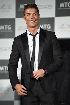 Cristiano Ronaldo em evento em Tóquio, no Japão (Foto: Toru Yamanaka/ AFP)