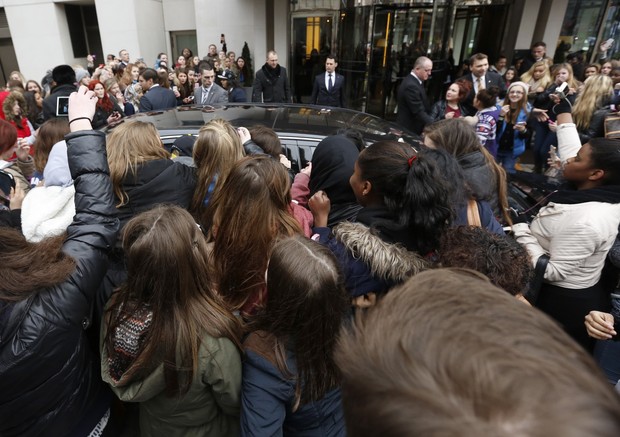 Fãs de Justin Bieber (Foto: Olivia Harris/Agência Reuters)