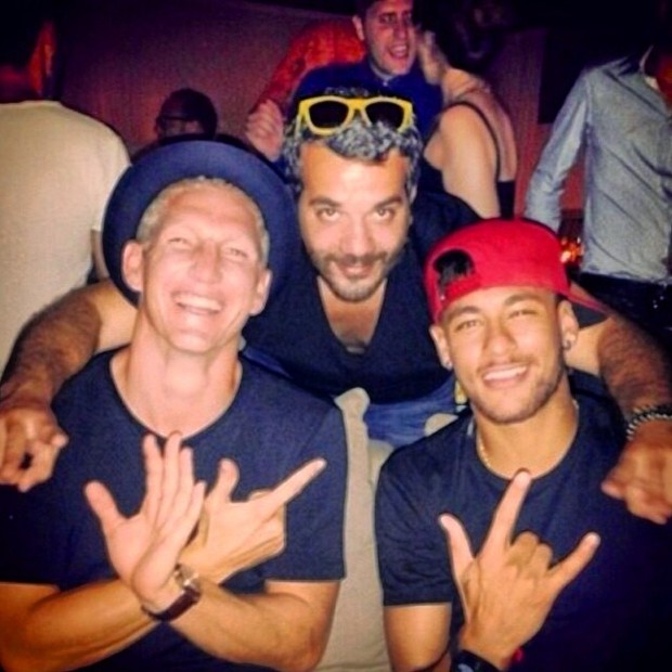 Schweinsteiger com Neymar e amigo (Foto: Reprodução/Instagram)