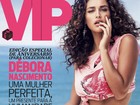 Débora Nascimento posa sensual para edição de aniversário de revista