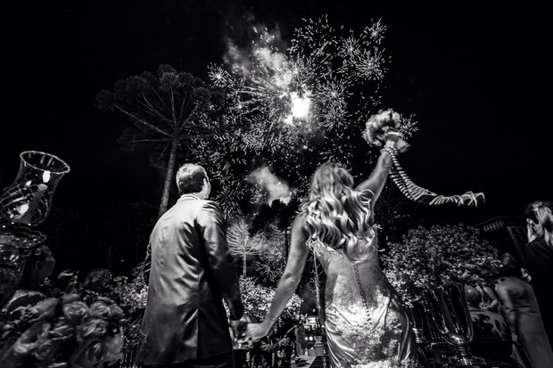 Casamento de Marcela Queiroz, do BBB 4, em castelo de luxo de Curitiba (Foto: Iko Kosiski / LKO Eventos / Divulgação)