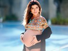 Na reta final da gravidez, Joana Balaguer conta: 'Engordei oito quilos'