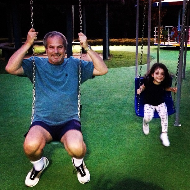 Jayme Monjardim e a filha, Maisa (Foto: Reprodução/Instagram)