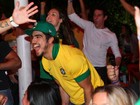 Caio Castro vibra com vitória do Brasil
