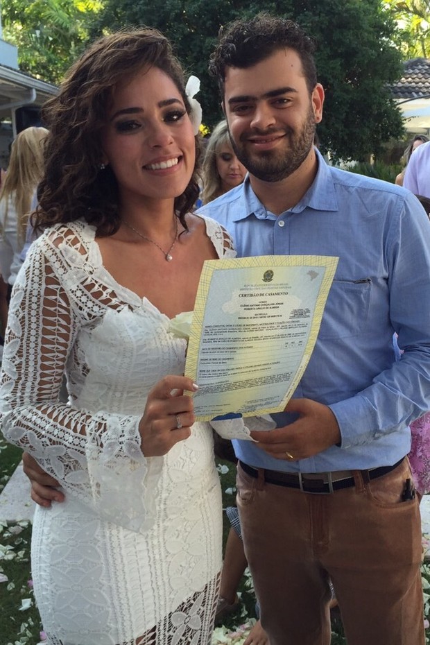 Casamento da atriz Roberta Almeida (Foto: Divulgação)