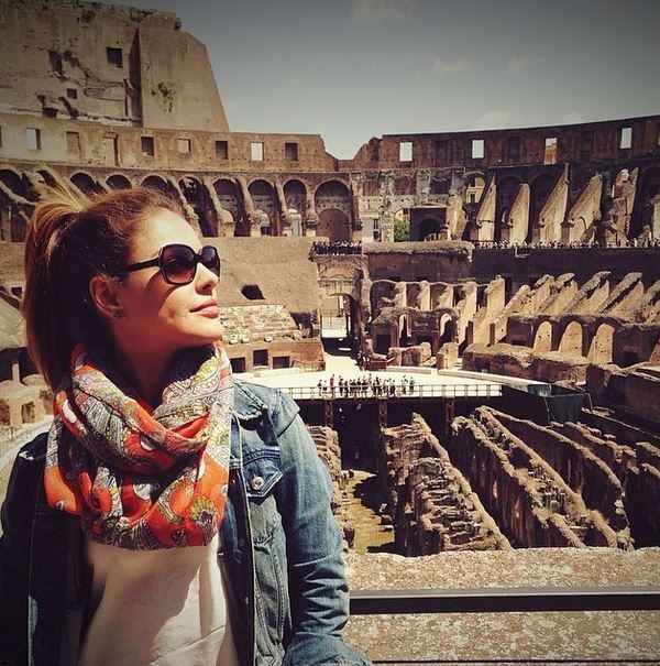 Paloma Bernardi no Coliseu (Foto: Instagram / Reprodução)