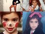 Kris Jenner mostra fotos antigas para dar feliz aniversário a Kim Kardashian