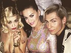 Rita Ora abusa da transprência em festa com Katy Perry e Lindsay Lohan