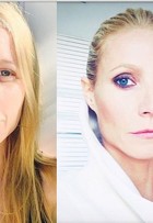 Gwyneth Paltrow mostra transformação antes e depois de make