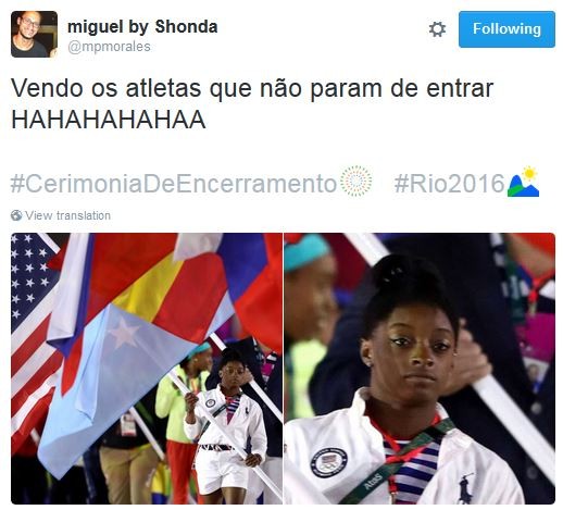 Internautas comentam encerramento da Olimpíada (Foto: Twitter / Reprodução)