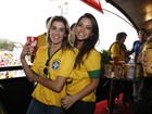 Famosos torcem em jogo Brasil X Alemanha no estádio Mineirão, em Belo Horizonte