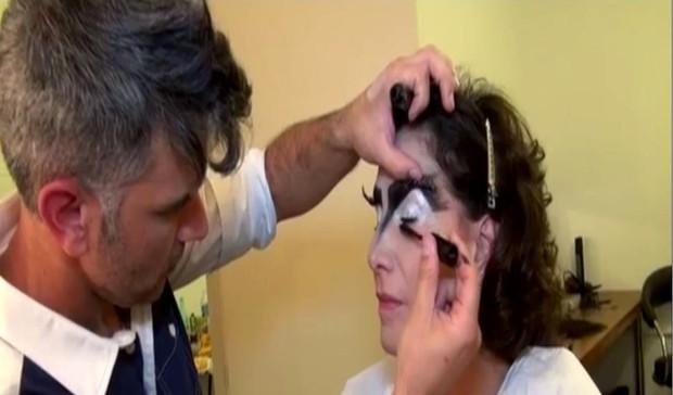 Totia Meireles e Anderson Muller arrasam na maquiagem em novo musical (Foto: Divulgação)