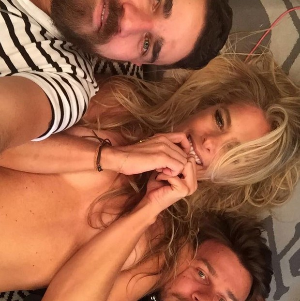Thiago Fortes, Adriane Galisteu e Robson Almeida  (Foto: Reprodução/Instagram)
