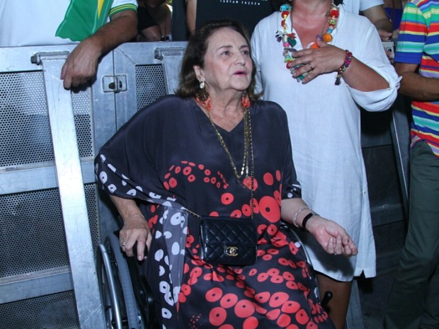 Lucinha Araújo em show na Zona Portuária do Rio (Foto: Anderson Borde/ Ag. News)