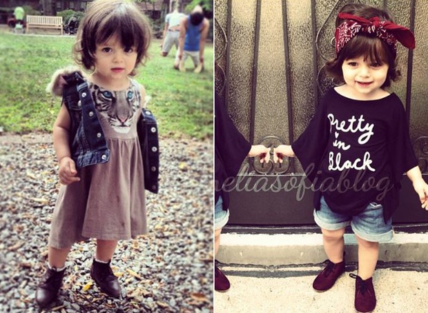 Crianças estilosas - Amelia Sofia (Foto: Instagram / Reprodução)