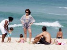 Giovanna Antonelli aproveita dia de sol em família no Rio