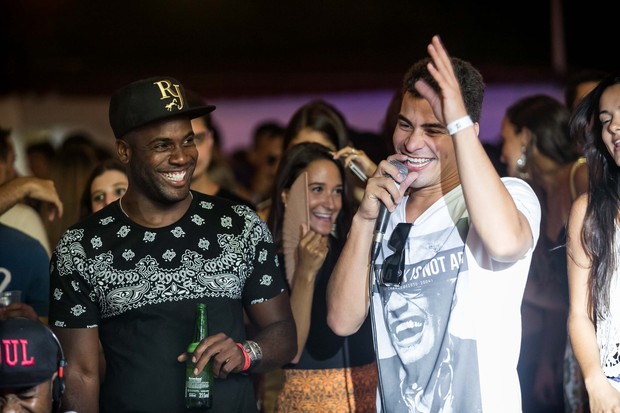 Thiago Martins e Rafael Zulu (Foto: Marcos Samerson / Agência We love Photo!)