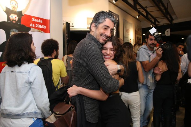 Bruna Linzmeyer e Michael Melamed (Foto: Daniel Pinheiro/AgNews)