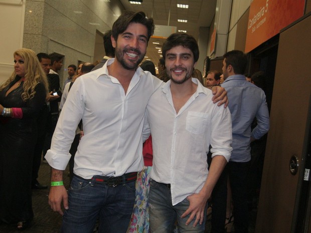Sandro Pedroso e Guilherme Leicam (Foto: Leo Franco / AgNews)