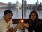 Ronaldo e Paula Morais comemoram um ano juntos com almoço romântico