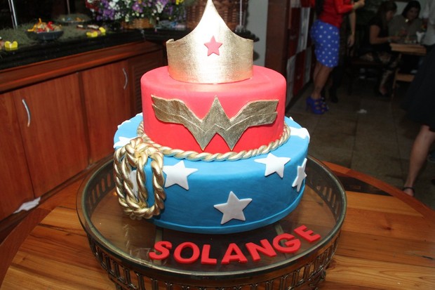 Detalhe do bolo de Solange Gomes (Foto: Thyago Andrade/ PhotoRio News)
