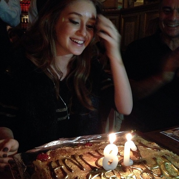 Marina Ruy Barbosa comemora seus 18 anos em restaurante em São Paulo (Foto: Instagram/ Reprodução)