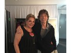 Luciana Gimenez posta foto da mãe com Mick Jagger: 'Bem acompanhada'