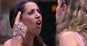 Juliana e Ana Paula: rivais declaradas no BBB16 (Foto: Reprodução/Globo)