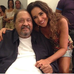 Daniela Mercury e o diretor Roberto Talma (Foto: Instagram/ Reprodução)