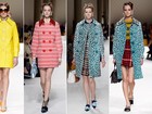 Explosão pop! Miu Miu desfila coleção multicolorida na semana de moda de Paris