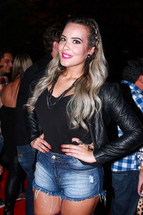 Geisy Arruda em show em São Paulo (Foto: Raphael Castello/ Ag. News)